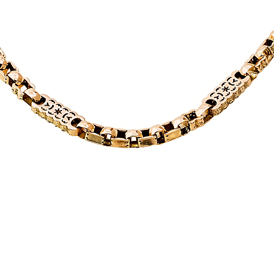 9ct Gold 37.4g 26 inch Unusual Chain